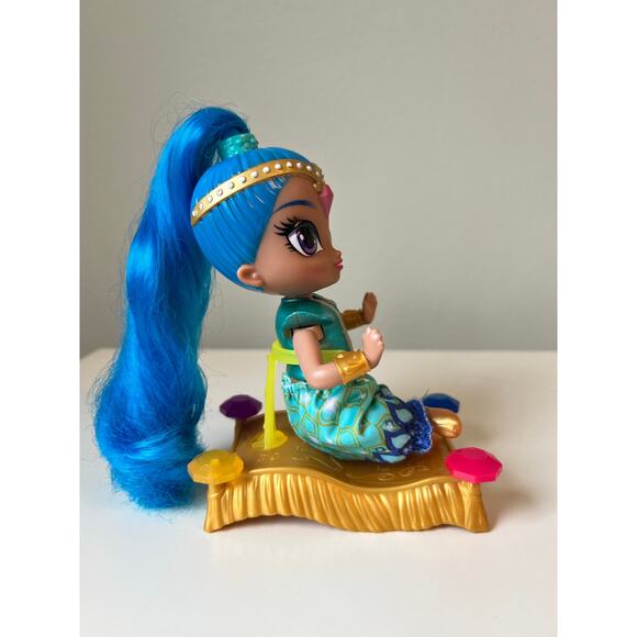 Shimmer and Shine Floating Genie Magic Carpet & Plush Soft Doll Toy Shoes Lot - Picture 6 of 14